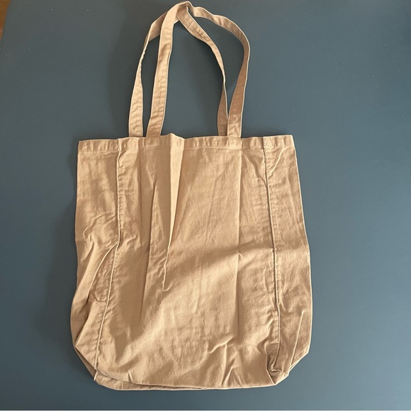 I am blessed tan tote bag front pocket 16 X 17 - Picture 3 of 6